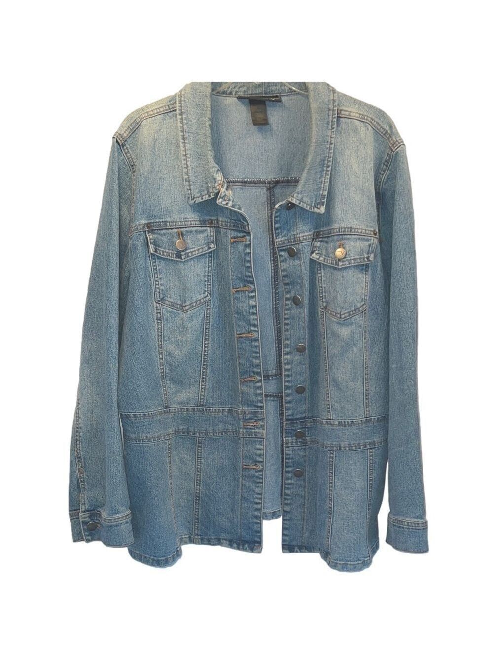Venezia Light Blue Denim Jacket - Women's Jean Jacket, (0027)